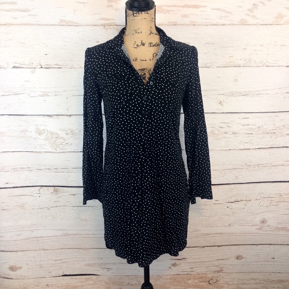 Long, polka dot tunic!